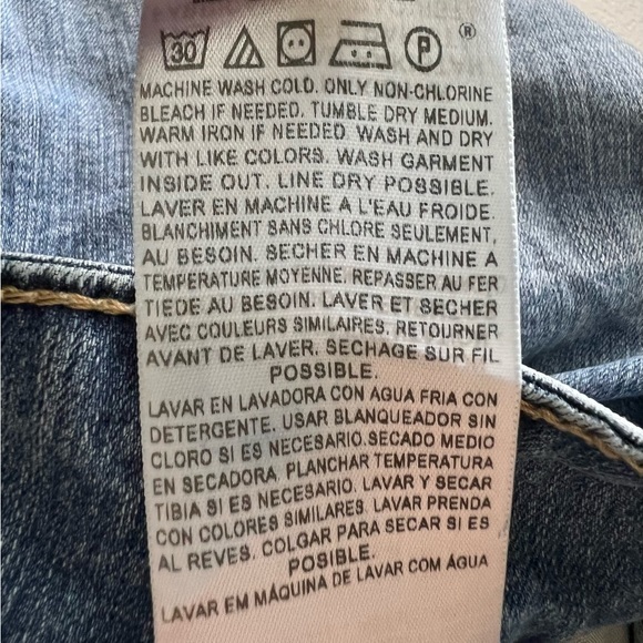 Levi’s Denison high rise, medium wash blue jeans size 10, five pockets. - Picture 6 of 6